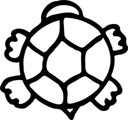 Obraz premium stylized black and white images of various animals, hand-drawn