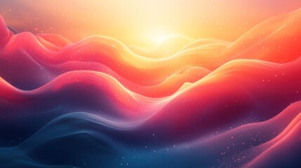 Obraz premium Abstract Sunset Landscape