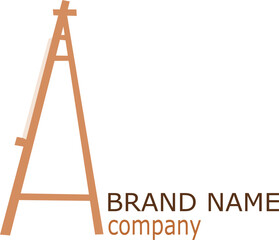 easel. logo for company and business