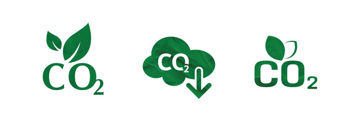 carbon neutral text information sign	