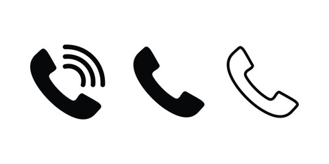 Contact us icon. Call icon vector for web and mobile app. Telephone sign and symbol. Phone icon.