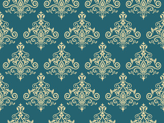 seamless damask pattern