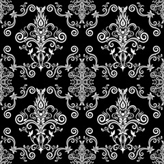 Damask seamless pattern