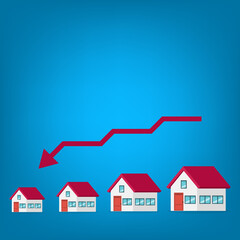 Housing price falling down	