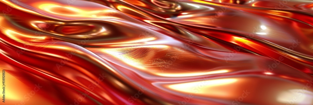 Poster brilliant light beams illuminate a geometric space, creating a mesmerizing visual experience that ca