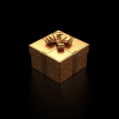 Gold Gift Box.