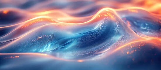 Abstract Waves of Light and Color