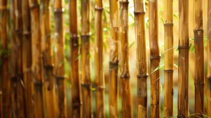 Fototapeta premium a close up of a bamboo backdrop