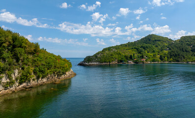 Beautiful landscape of Gideros Bay - Cide, Kastamonu, Turkey