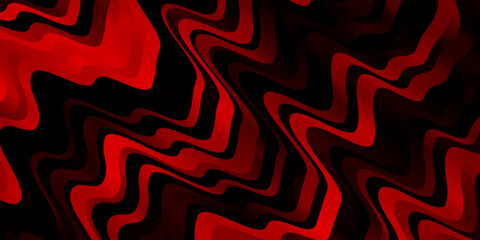 Dark Red vector template with curves.
