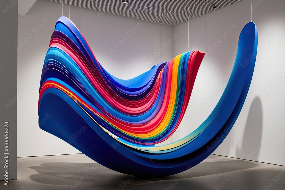 Poster Vibrant Three-Dimensional Display of Fluid Curves and Dynamic Shapes