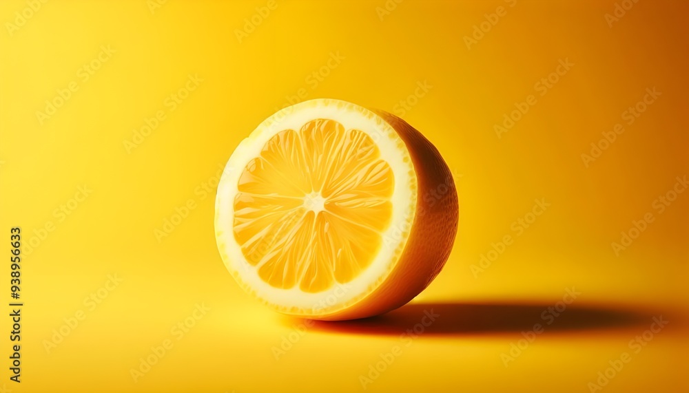 Wall mural fresh lemon fruit