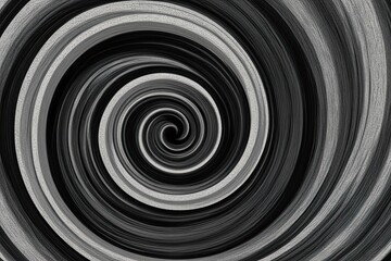 Contemporary Black and Grey Swirl Background with Abstract Grainy Texture