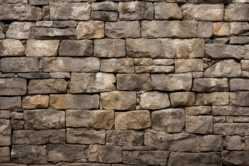 Obraz premium Processed collage of old medieval stone wall texture in daylight. Background for banner
