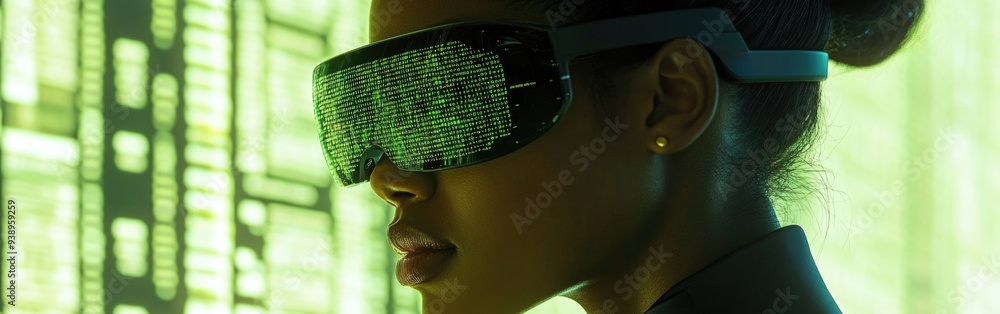 Poster a student engages with augmented reality tools for ai and cybersecurity learning