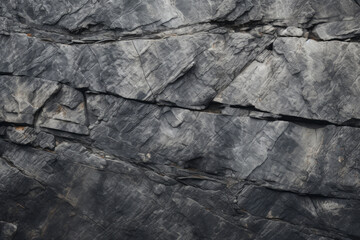 Processed collage of grey mountain cliff rock stone surface texture. Background for banner