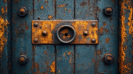 Rusty Metal Door