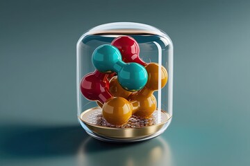 3D Crafted Capsule with DNA Core for Enhanced Healthcare and Vitality