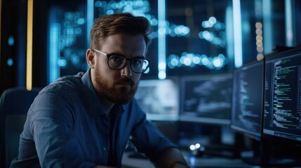 Obraz premium IT Infrastructure Cost-Benefit Analysis: Evaluate the ROI of IT investments with an image illustrating reduced downtime, improved security, and scalability