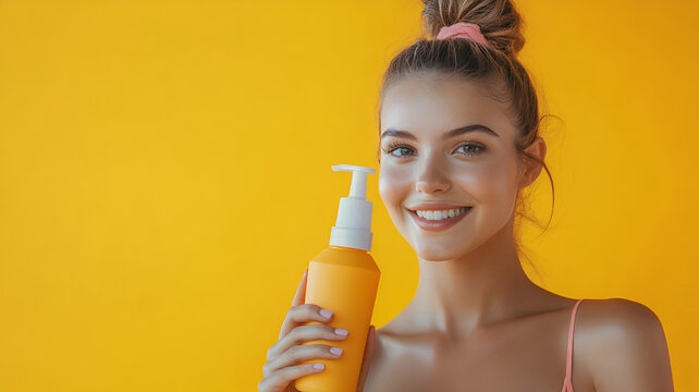 The concept is an advertising image for a new cosmetic item.
