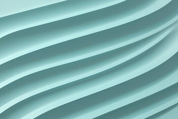 Obraz premium Three Dimensional Wavy Lines on Soft Light Blue Background