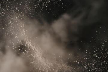 Obraz premium Monochrome Dusty Background with Particle Gradient Texture