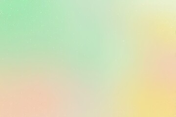 Soothing Mint Green Peach and Yellow Soft Grainy Gradient Abstract Wallpaper Design