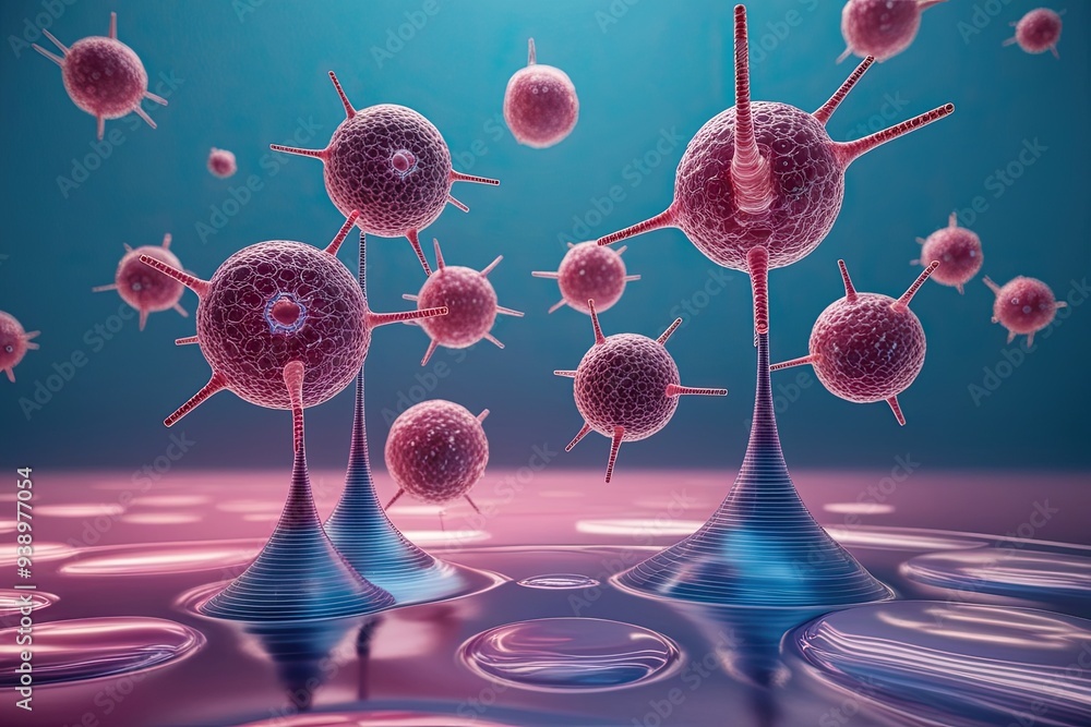 Poster revolutionary 3d visualization of isolated pristine nanostructures in biotechnology