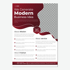 Creative Business Flyer Design with company ads