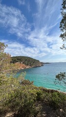 Fototapeta premium coast of the sea in Ibiza, Spain