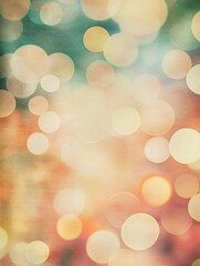 Obraz premium Colorful Bokeh Background with Soft Blurry Lights