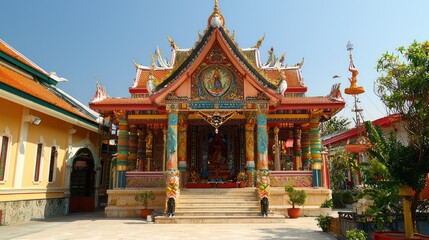 Goddess Laxmi portrait LAKSHMI, Generative AI