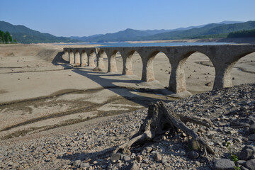 2014年6月　タウシュベツ川橋梁　北海道　日本/June 2014, Taushubetsu River Bridge,...