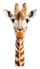 Fototapeta premium PNG Curious giraffe in nature
