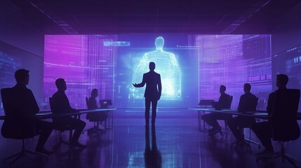 businessman presentation