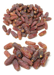 Dates on a white background