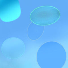 blue Abstract geometric background gradient soft light blue bokeh for Graphic Business background hitech technology digital design illustration web template background backdrop art