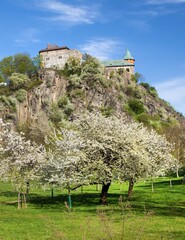 Kuneticka hora castle near Pardubice town
