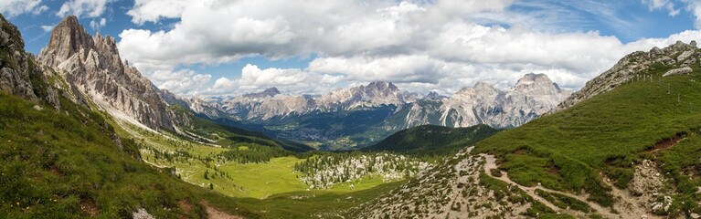 Alps Dolomites mountains around Cortina d'Ampezzo