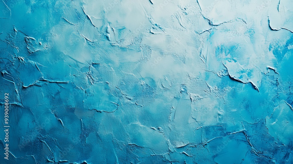 Poster beautiful abstract blue stucco wall background with a grungy texture creating a cold mood pantone co
