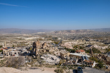 Obraz premium Beautiful mountains and rocks views in Cappadocia, Turkey, Turkey. High quality photo