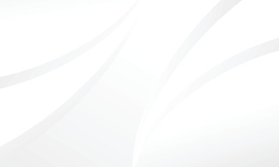 Abstract White and grey curve background. Vector illustration