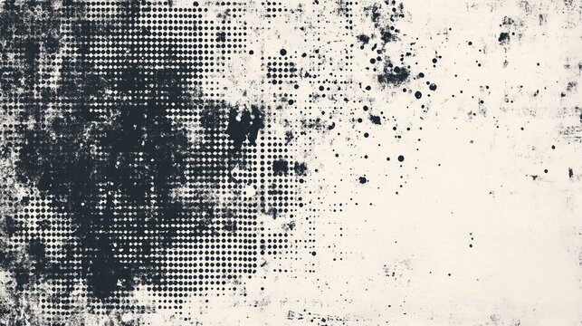 Distressed overlay texture background with a grunge effect An abstract halftone vector illustration