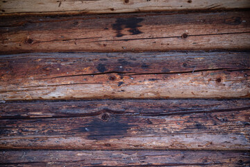 Rustic wooden logs background texture for stock images