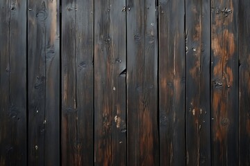Fototapeta premium Dark Weathered Wooden Plank Texture Background
