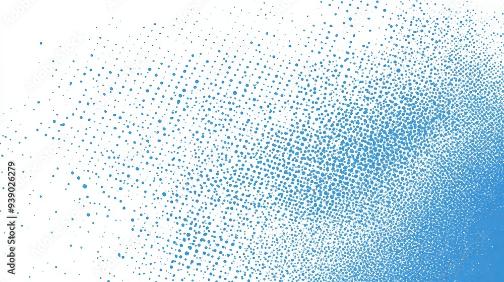 Poster halftone white and blue color pattern with a gradient grunge texture background sporty style vector 