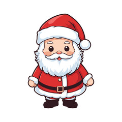 Cute Santa Claus in Classic Outfit
