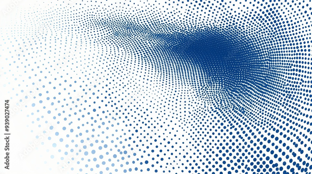 Poster halftone white and blue color pattern with a gradient grunge texture background sporty style vector 