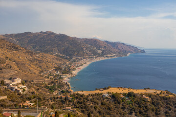 Obraz premium view from the top of the mountain