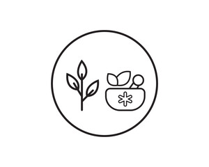 Remedy icon vector symbol design illustration.